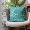 Encasa Homes Satin Weave Polyester Silver Star Foil Printed Twigs
