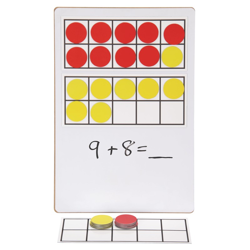 Really Good Stuff Jumbo Magnetic Ten-Frame Set of 6