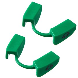 Powerlifting Mouth Guard for Sports and Fitness, Weightlifting Mouth Guard (Bodybuilding, Keep Fit, Competition) (2 Pack Green)