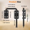 SecureLatch Sliding Door Loop Lock, 2.36 Inch Stainless Steel Patio