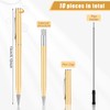 BBTO 10 Pieces Small Ballpoint Pens Mini Pens Bulk Metal