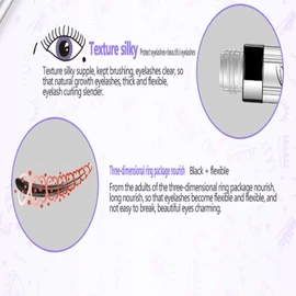 BIOAQUA Eyebrow Eyelash Hairline Beard Lengthening Liquid Soft Brush Thickness