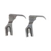 2pcs Flat Bed Sewing Machine Zipper Foot Professional Rust Prevention