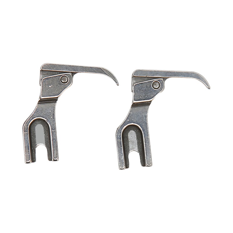 2pcs Flat Bed Sewing Machine Zipper Foot Professional Rust Prevention
