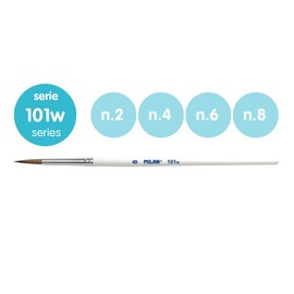 Milan Brush, White, Mediano