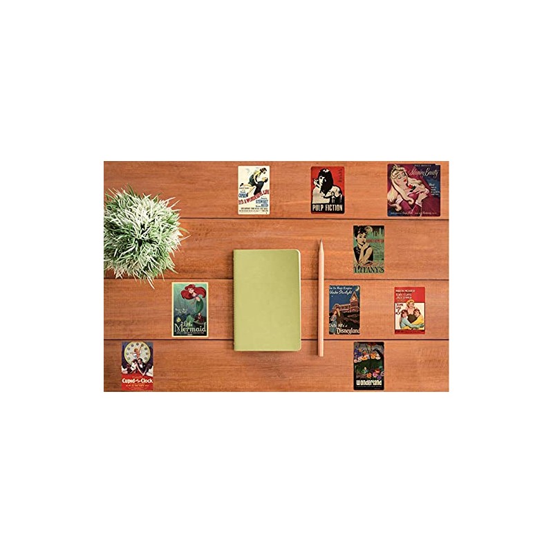 us-style 46 Pcs Movie Cinema Stickers Waterproof Stickers Assortment Car