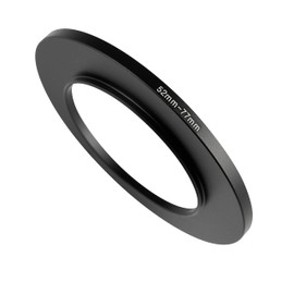 52mm to 77mm Step-up Adapter Rings,Black,Step Up Ring,Step-Down Rings Filter Ring Adapter,for All Brands of DSLR Camera Lens UV ND CPL Stepping Rings Step Down Rings Filter Adapter (52mm to 77mm)
