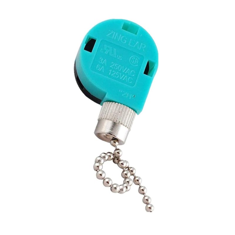 BuyWeek Ceiling Fan Pull Switch, 3 Speed 4 Wire ZE-268S6