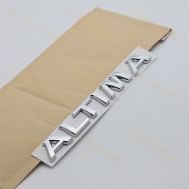 Unbranded Gloss Silver For Nissan Altima Midnight Emblem Letters Badge Decal Trunk Rear