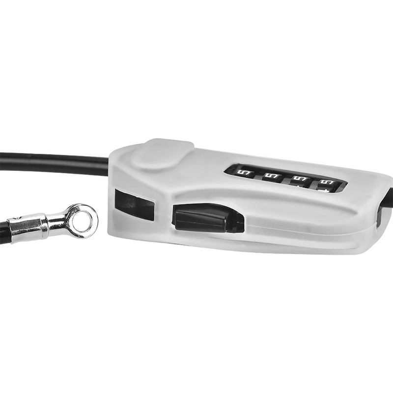 GIYO Anti theft 4-Digit Password Zinc Alloy Lock Steel Cable