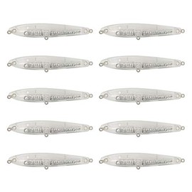 Orurdo Fishing Tackle DIY Series Unpainted Lure Heavy Sinking Pencils (Set of 10) qm100003a10n0