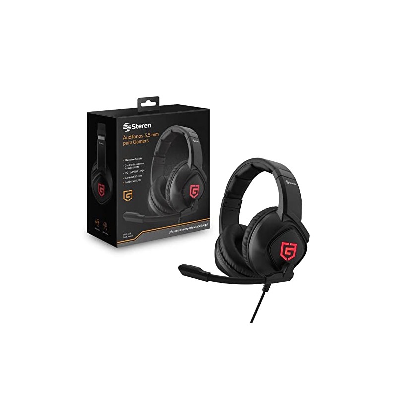 STEREN Audífonos 3,5 Mm para Gamers Aud-558