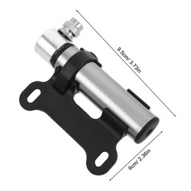 Totority 1 Set Mini Portable Bicycle Pump Lightweight Aluminum Alloy Handheld Air Pump for Mountain Road Bikes Effortless Inflation for Adults for Cycling Travel Sports Events