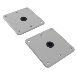 Greensen 2 Pieces Boat Seat Base Alloy Alloy Pin Post Base Plate Aluminium Alloy Base Swivel Brackets Aluminium Alloy Material