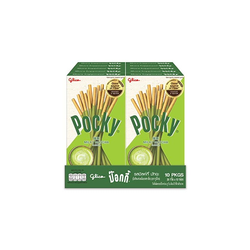 Pocky Biscuit Stick, Matcha Green Tea, 1.38 Ounce (Pack of