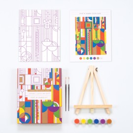 Frank Lloyd Wright Saguaro Cactus and Forms Paint By Number Kit