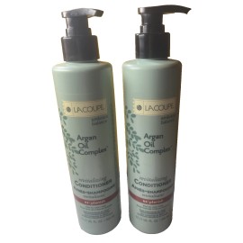 Lacoupe 2 Bottles LaCoupe Argan Oil Complex Revitalizing CONDITIONER 12.17oz