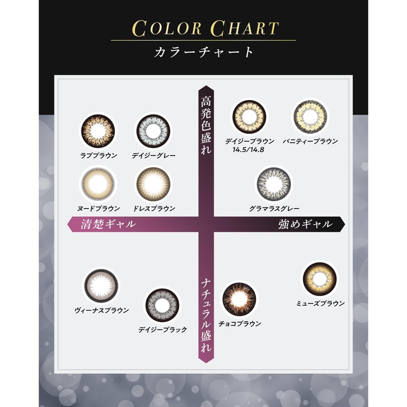 Mirage (ミラージュ) 1 Month 2-Pack Vanity Brown 14.8 (No Prescription)