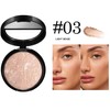 Colour Powder Foundation Full Coverage for Mature Skin, Long-lasting 24H