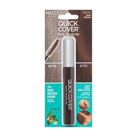Kiss Quick Cover Brush-in Color Touch up [ Dark Brown ] by KISS