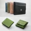 Bearneko Mini Wallet, Bifold Wallet, Thin, Genuine Leather, Men's, Women's,
