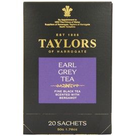 Taylors of Harrogate Earl Grey Tea, 20 Tea Bags (Pack of 6, Total 120 Teabags)