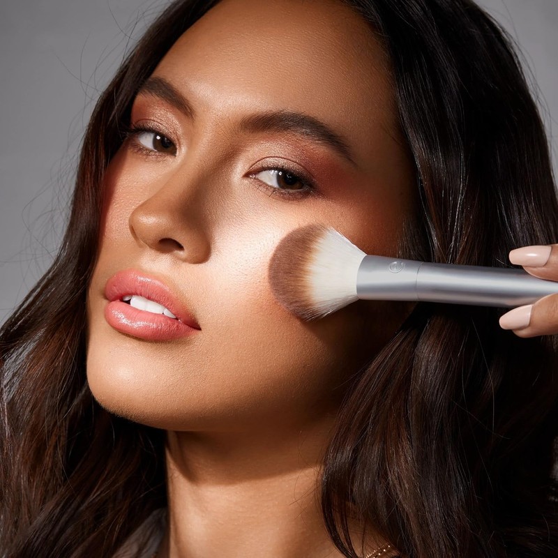 ECOTOOLS, Precious Metals Cheek + Eye Highlight Brush Set, Kit
