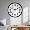 Roymnie Wall Clock 18 Inch Silent Non-Ticking Modern Clock Battery