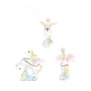 JFYSJ Hand Painted Enameled Jeweled Angel Horse Unicorn Figurines Trinket