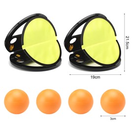 Catch Ball Game, 2 Sets 4 Balls Ball Catch Game Children, Ball Game for Outdoors, Catch Game with Ball Throwing and Catching a Ball for Indoors, Beach Toy, Parent-Child Games for 3 Years