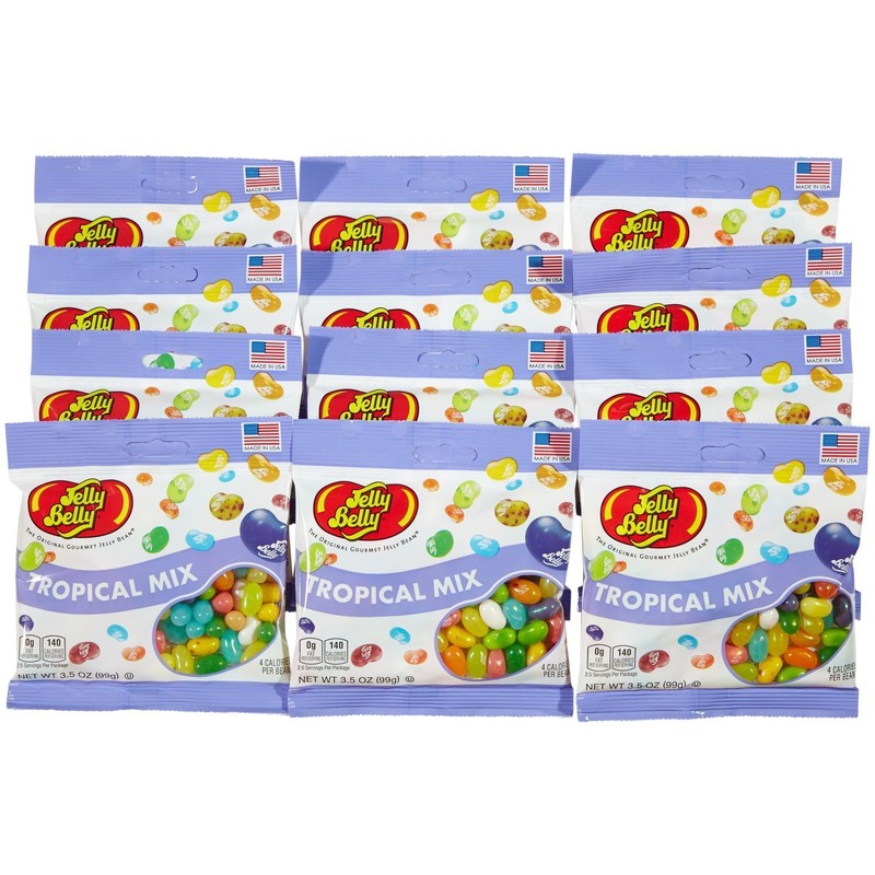 Jelly Belly Assorted Beans - Tropical Mix - 3.5 oz.