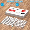 100 PCS Adhesive Cable Clips White (Small & Large), Upgraded