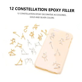 Operitacx Pack of 72 Signs Necklace Pendants Delicate Constellation Pendant Constellation Set, Metal, No Gemstone