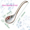 Premium Japanese Ceramic Soup Spoons - Set of 4 Hand-Crafted