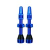 Bicycle Tubeless Tyre Valves (Blue, 60mm) (Blue, 44mm)