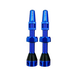 Bicycle Tubeless Tyre Valves (Blue, 60mm) (Blue, 44mm)