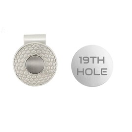 Ashton and Finch 19th Hole Magnetic Golf Ball Marker & Hat Clip - Ideal Golfing Accessory and Gift for Men