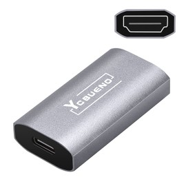 YCBUENO Video Capture Card, 4K@60Hz to Type C Full HD 1080P/60fps Capture Card for Live Broadcast,DSLR,Video Capture Device for High Definition Acquisition,Gaming,Live Stream