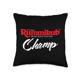 Eat My Shirtz Rummikub Champ Throw Pillow, 16x16, Multicolor