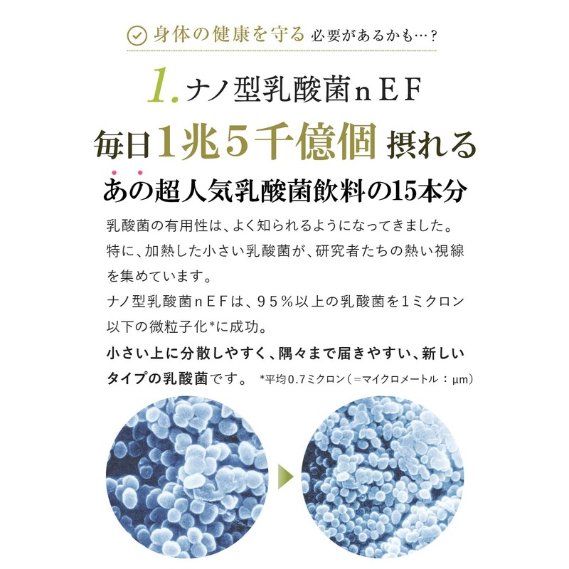【45兆個のナノ型乳酸菌】と メロングリソディン サプリメント「マナヴィー」30日分