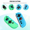FUNDIARY Blue+Green Silicone Grip Case Compatible with Switch 2 Joycon,