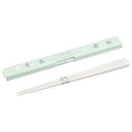 OSK HS-18 Flatware Set, Bundo, Slim Chopsticks and Case Set, 7.1 inches (18 cm), Made in Japan, Dishwasher Safe, Antibacterial, Cute, Stylish, Unisex, Adults, Children, Students