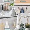 Shower Curtain Hook Rings, 24-Pack Rust-Resistant Metal Shower Curtain Rings