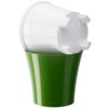 Santino Self Watering Planter Arte 4.3 Inch White/Black Indoor Flower