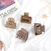Matte Hair Clips for Women and Girls - 8pcs Rectangle
