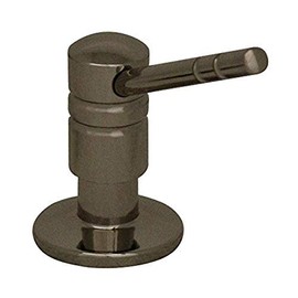 Whitehaus Whsd1166-Pnic Discovery 4-Inch Solid Brass Soap/Lotion Dispenser, Polished Nickel