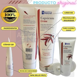 Cremas Capsicum para Neuropatía Diabética. Aplicación Fácil y Rápida Absorción. ¡Crema Mini de 30g!