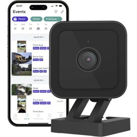 Wyze Cam v3 with Color Night Vision, Wired 1080p HD Indoor/Outdoor Video Camera, 2-Way Audio,Compatible with Alexa, Google Assistant, IFTTT, Black (AU Plug)