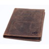 Green Burry Vintage ID Leather Wallet 11.5 cm Brown -