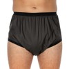 PU Slip-On Briefs Item No. 1204 Anthracite Unisex 44